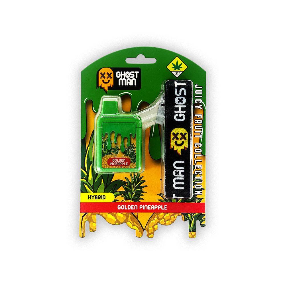 Ghost Man Golden Pineapple Vape (Dispo 1g)