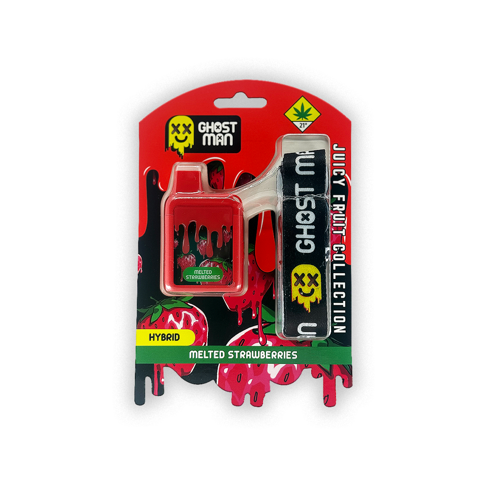Ghost Man Melted Strawberry Vape (Dispo 1g)